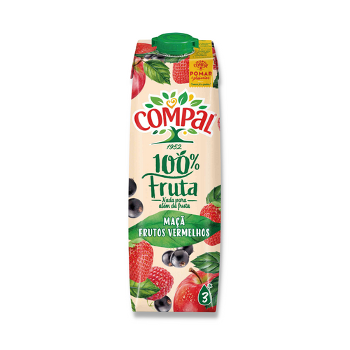 Compal Apple and Red Fruits 100% Fruit - 1L