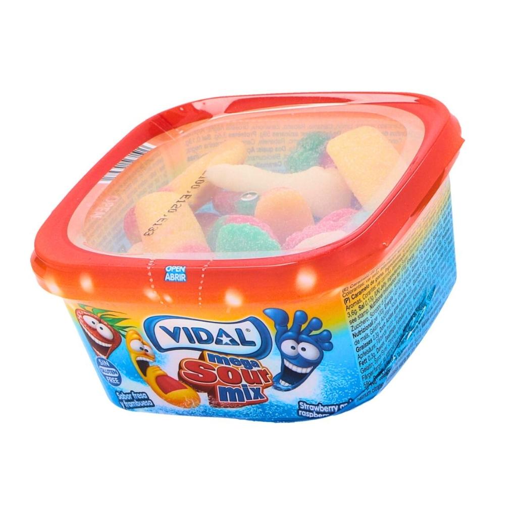 Vidal Mega Assorted Acid Gummies - 200g
